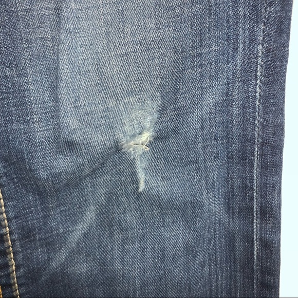 SEVEN7 Distressed mid rise bootcut denim Jeans women’s size 28 flare streetwear - Picture 5 of 10